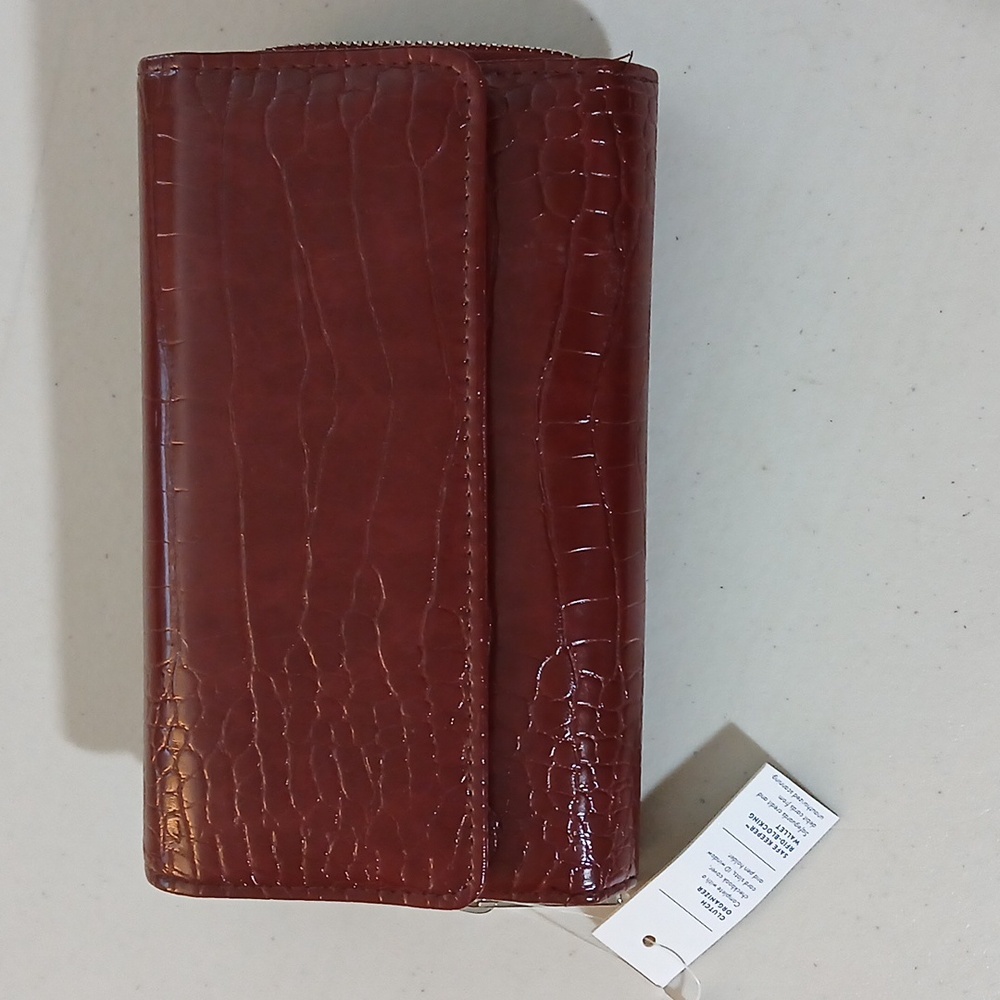 APT.9, Elegant Burgundy  Women's Wallet Clutch